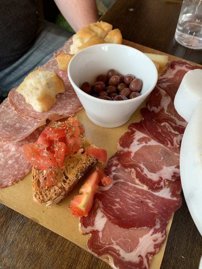Charcuterie lunch