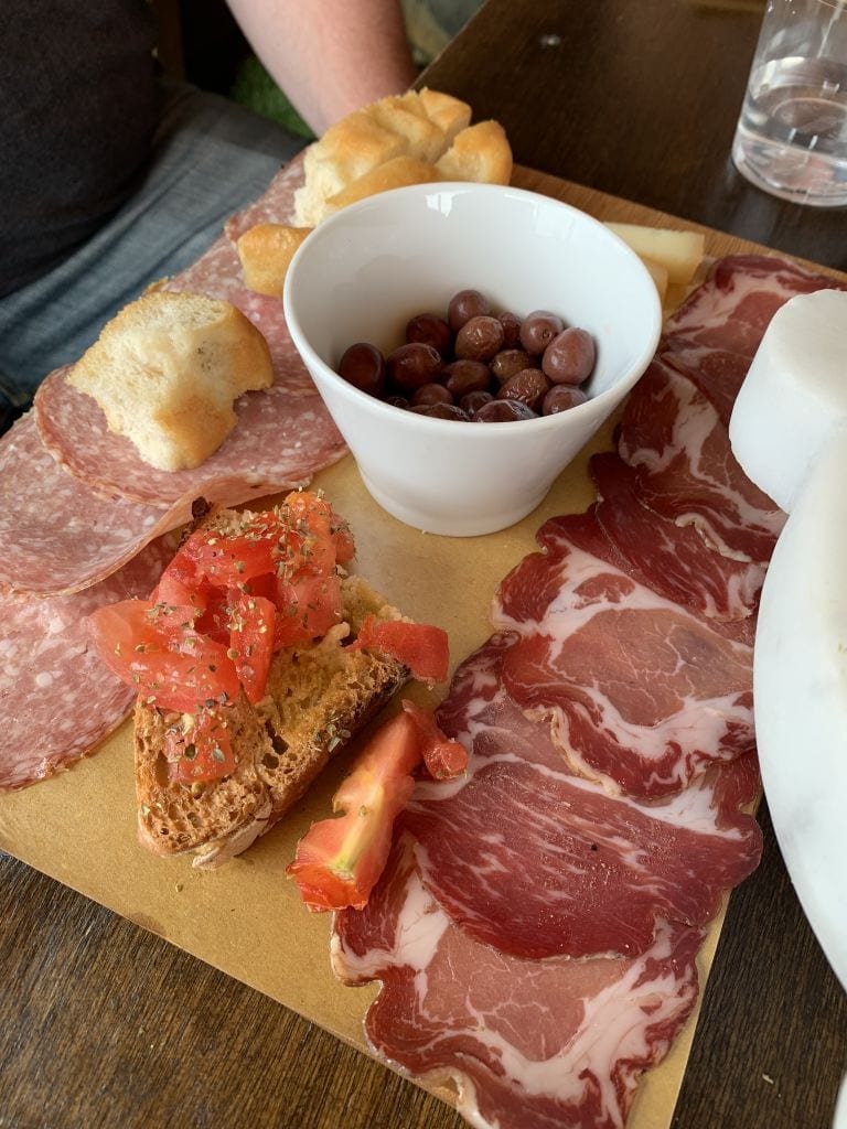 Charcuterie lunch